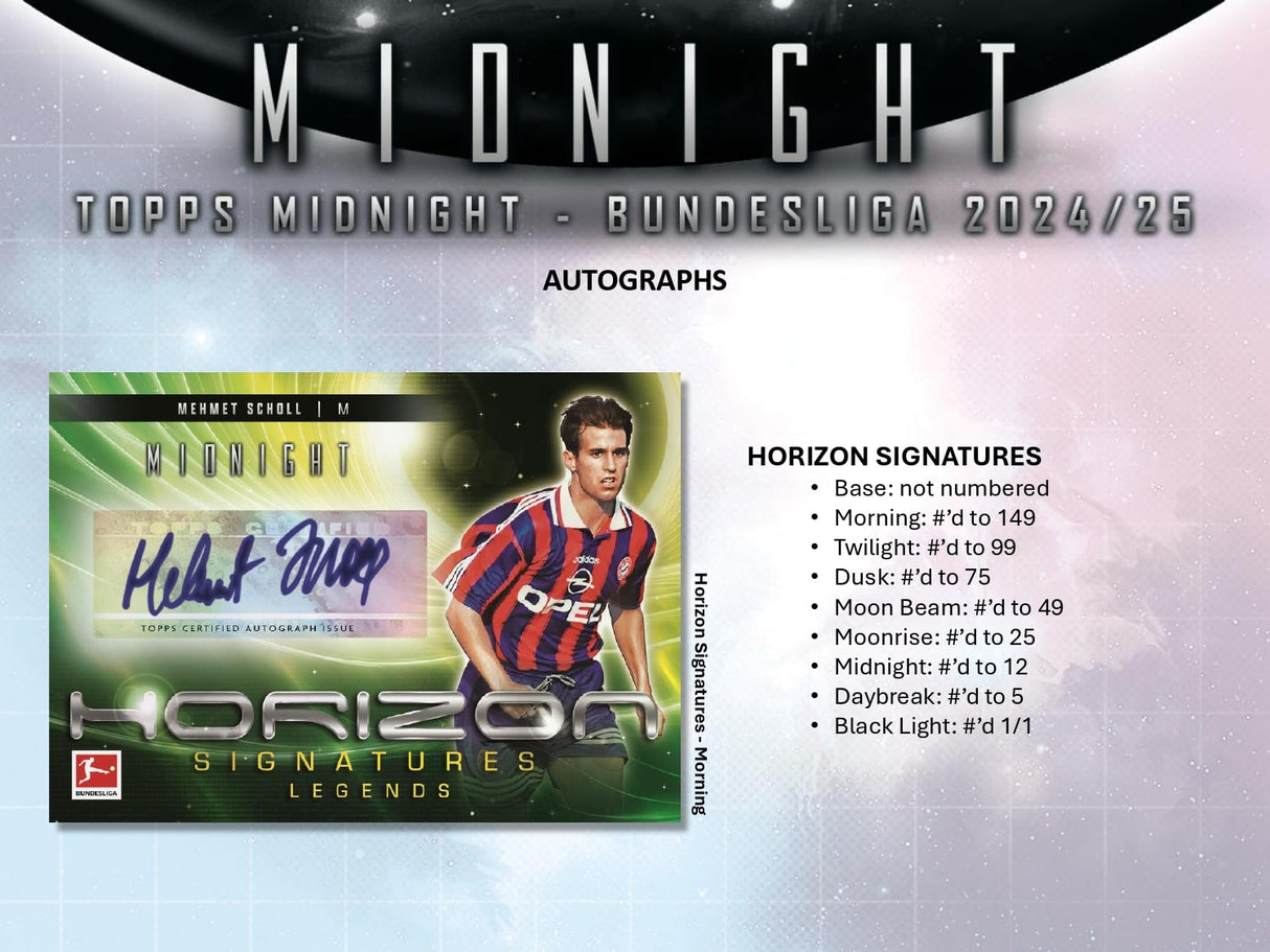 Topps Bundesliga Midnight 2024/25 - Hobby Box
