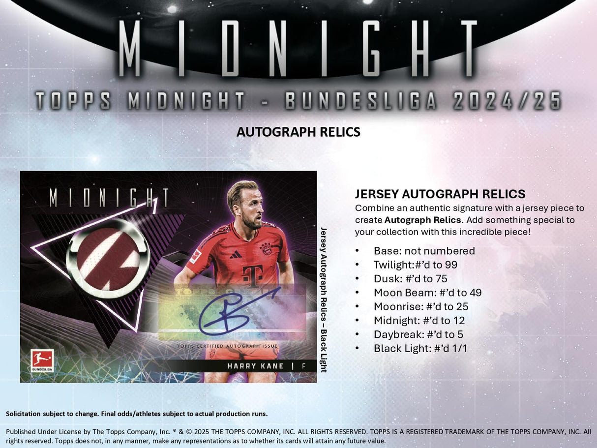 Topps Bundesliga Midnight 2024/25 - Hobby Box