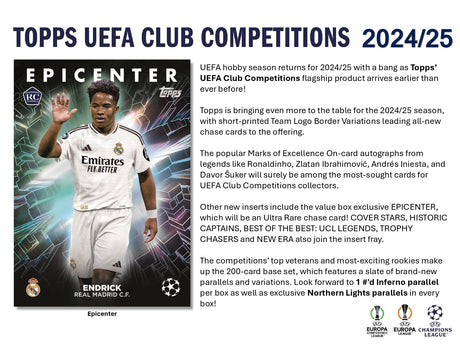 Topps UEFA Club Competitions Flagship 2024/25 - Value Box