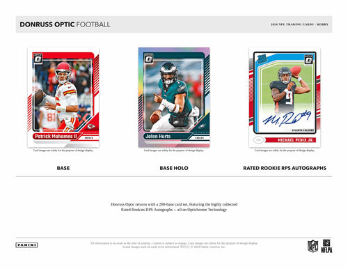 Panini Donruss Optic NFL Football 2024 - Hobby Box