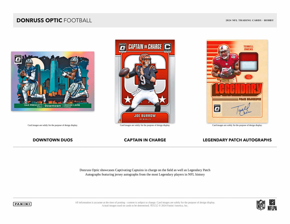 Panini Donruss Optic NFL Football 2024 - Hobby Box