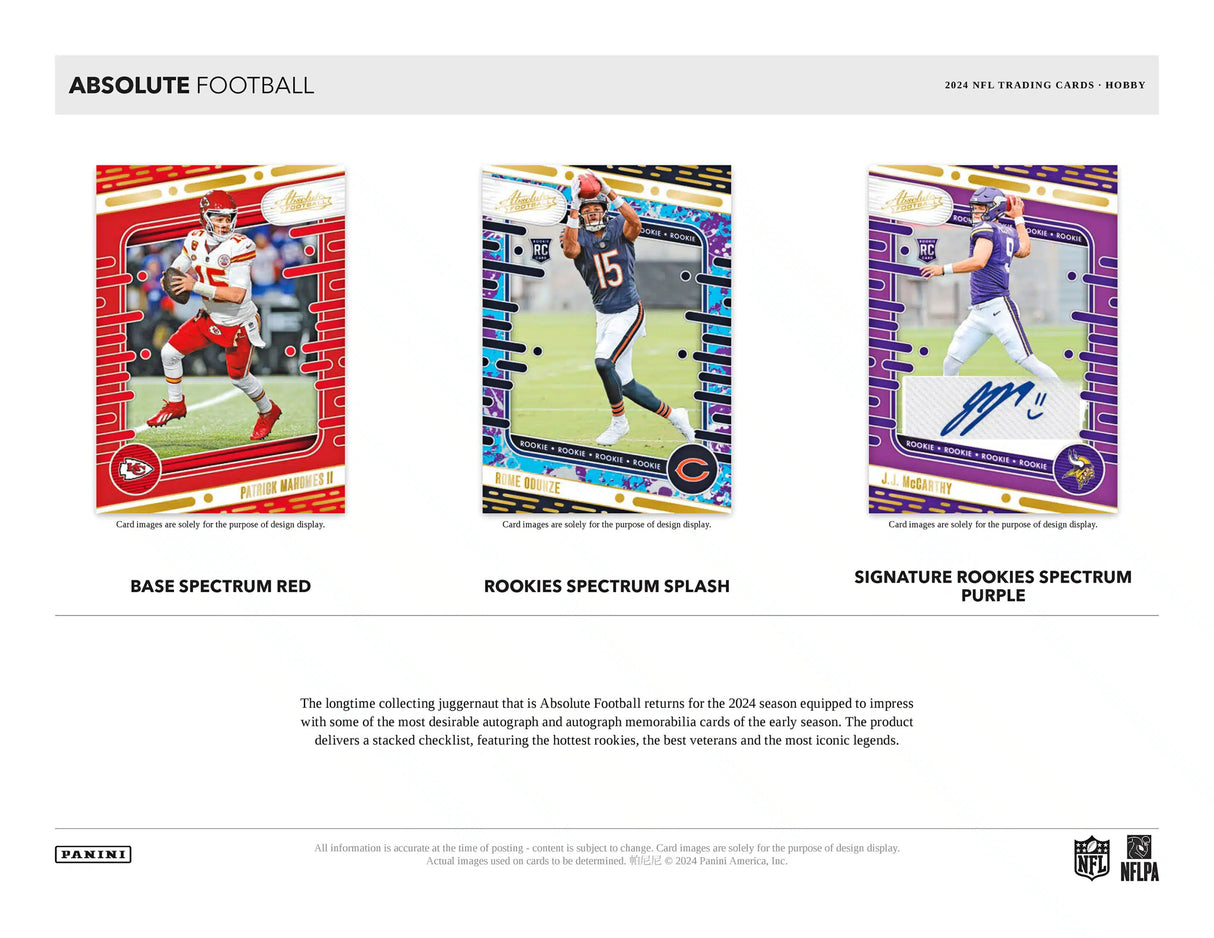 Panini Absolute NFL Football 2024 - Hobby Box