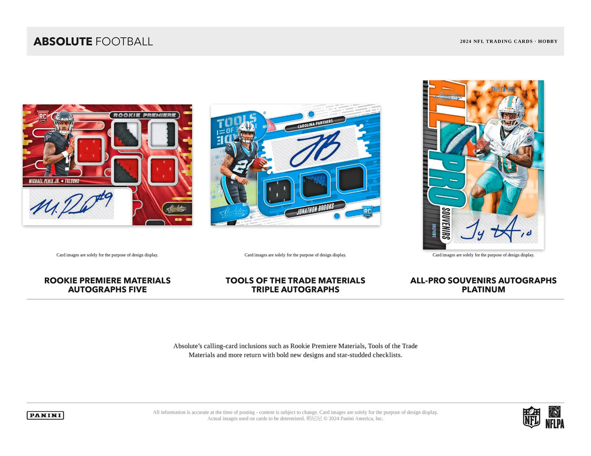 Panini Absolute NFL Football 2024 - Hobby Box