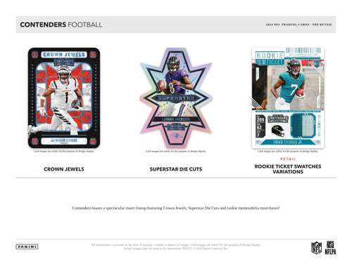 Panini Contenders NFL Football 2024 - Mega Box
