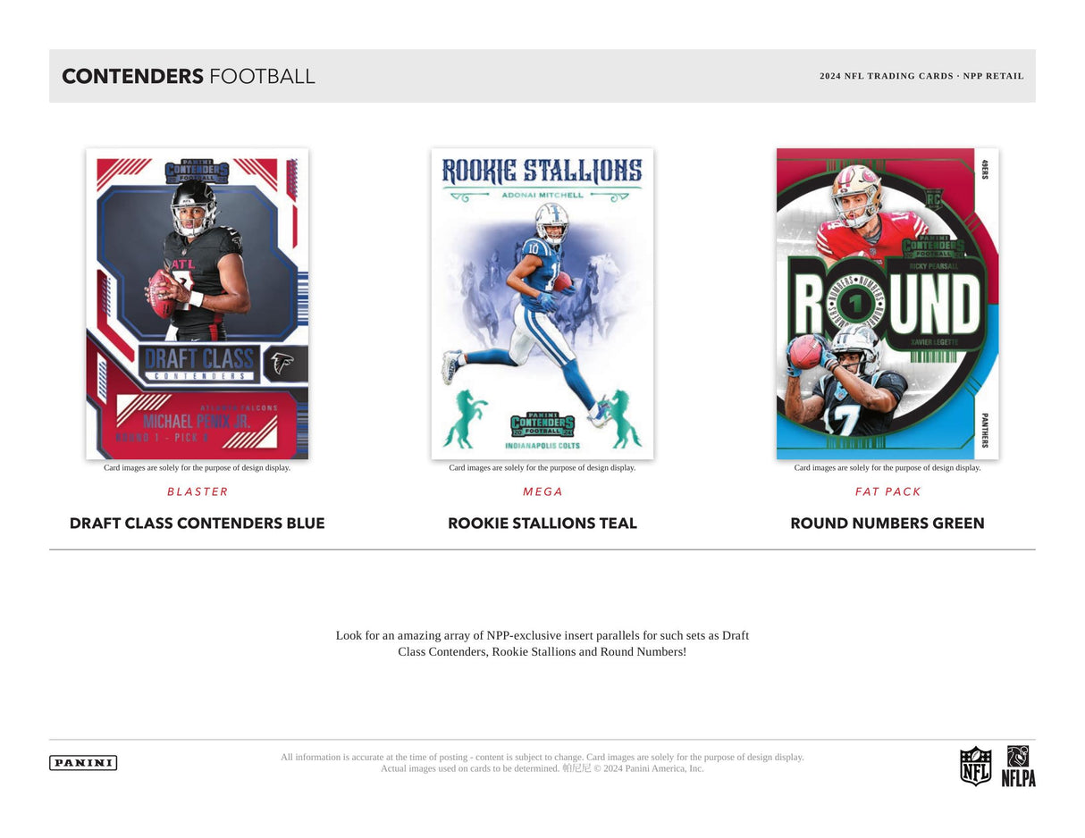 Panini Contenders NFL Football 2024 - Mega Box