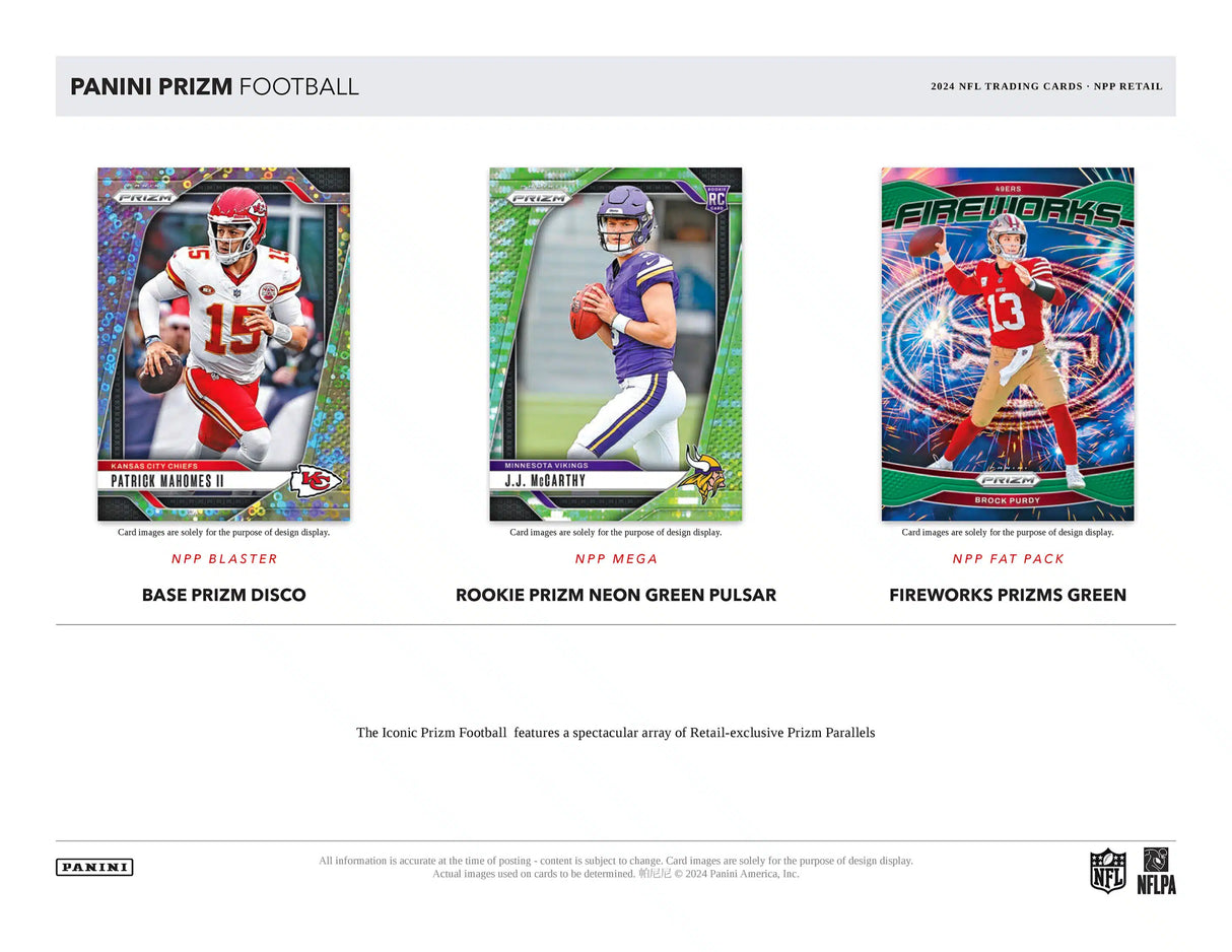 Panini Prizm NFL Football 2024 - Fat Pack