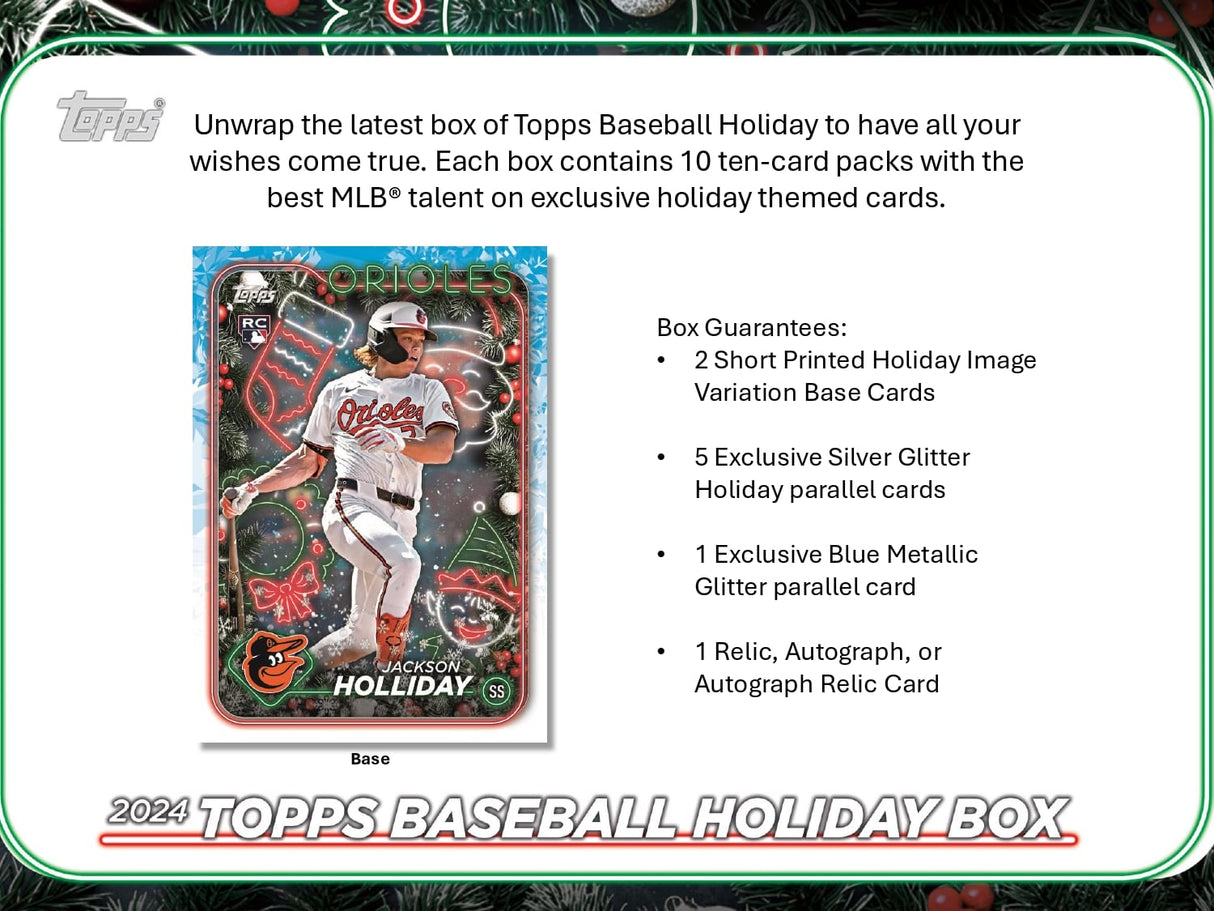 Topps Holiday Baseball 2024 - Mega Box