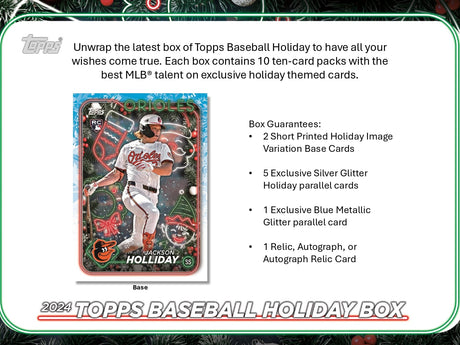 Topps Holiday Baseball 2024 - Mega Box