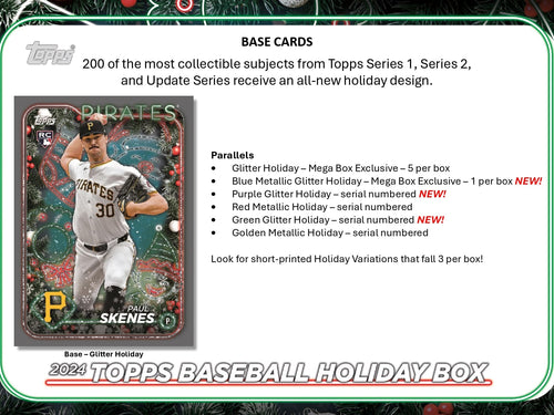 Topps Holiday Baseball 2024 - Mega Box