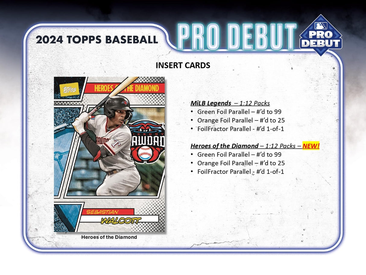 Topps Pro Debut Baseball 2024 - Hobby box