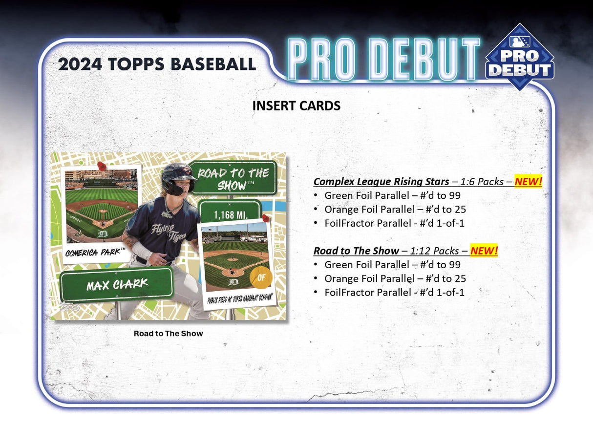 Topps Pro Debut Baseball 2024 - Hobby box