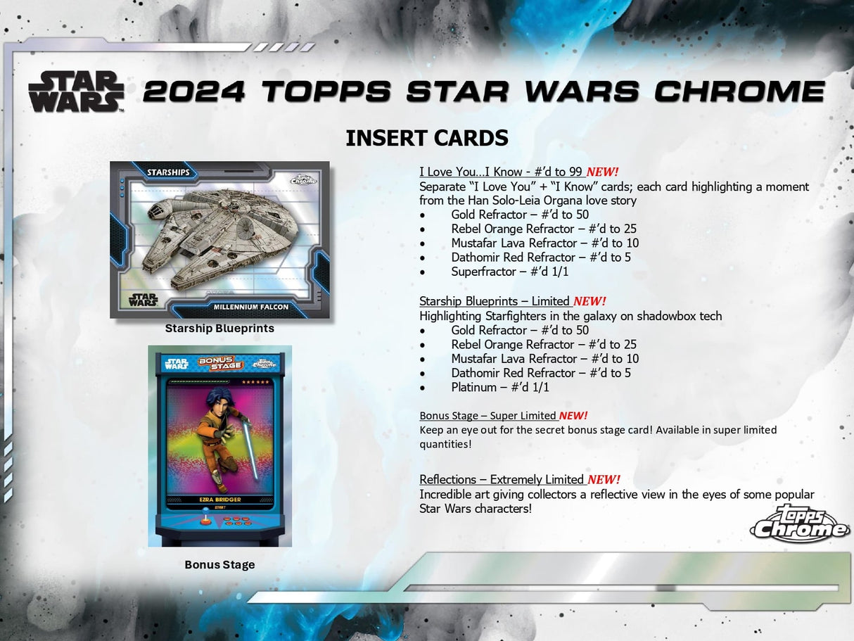 Topps Star Wars Chrome 2024 - Hobby Box