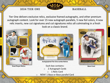 Topps Tier One Baseball 2024 - Hobby Box