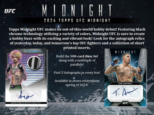 Topps Midnight Chrome UFC 2024 - Hobby Box