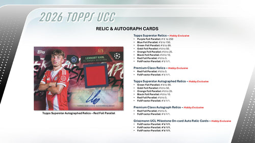 Topps UEFA Club Competitions Flagship 2025/26 - Hobby Box