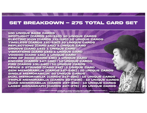 Keepsake Jimi Hendrix Collection 2025 - Hobby Box