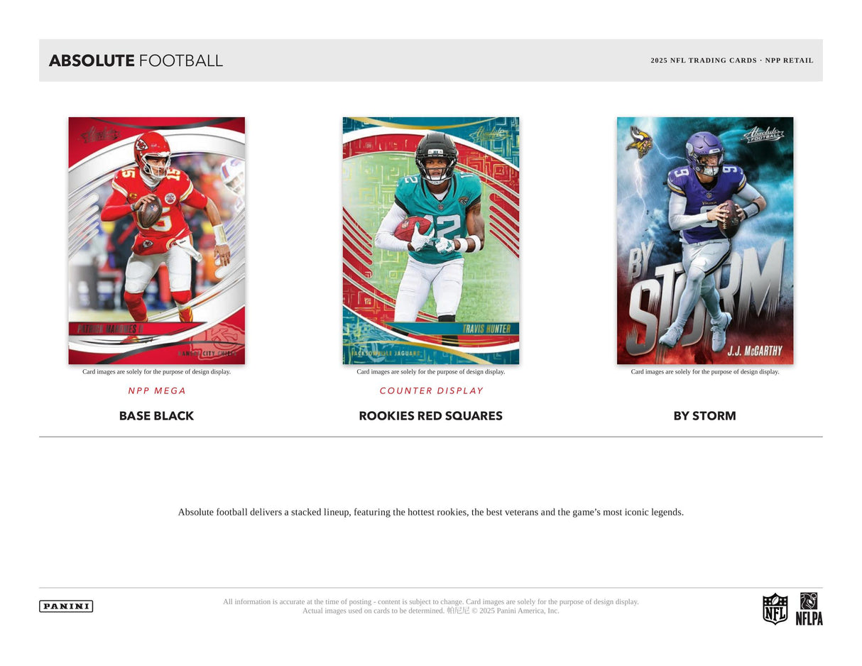 Panini Absolute Football 2025 - Retail Box