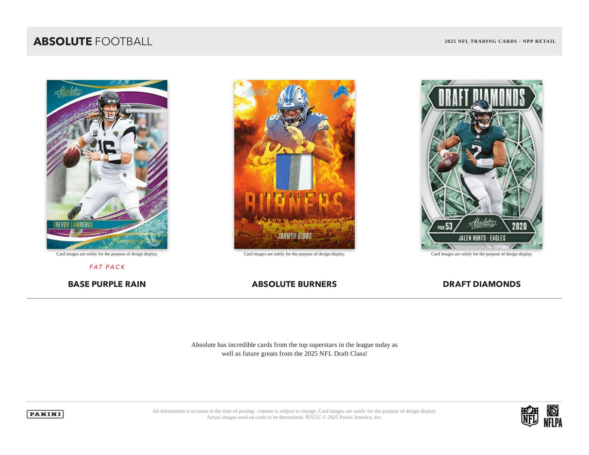 Panini Absolute Football 2025 - Mega Box