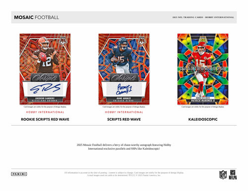 Panini Mosaic Football 2025 - International Hobby Box