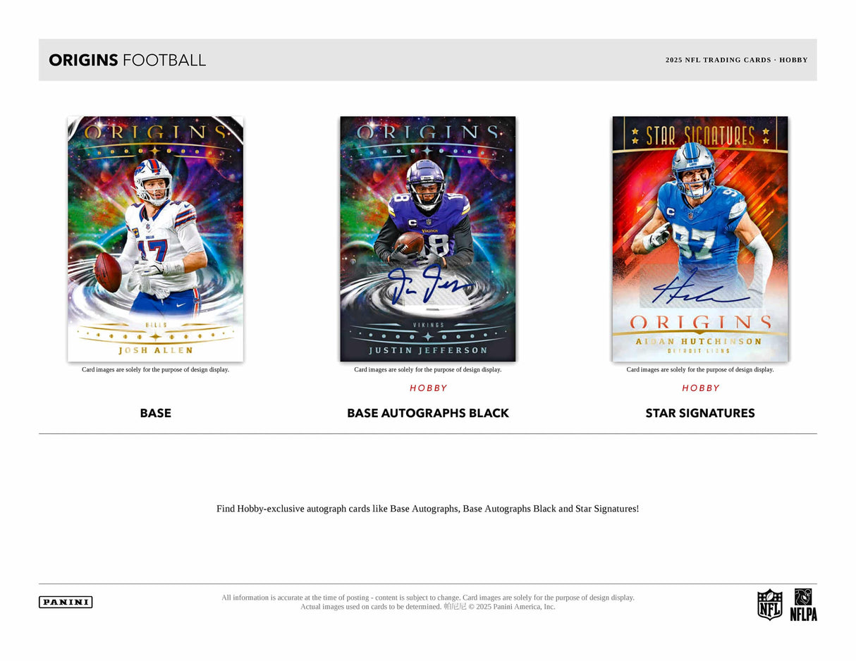 Panini Origins Football 2025 - Hobby Box