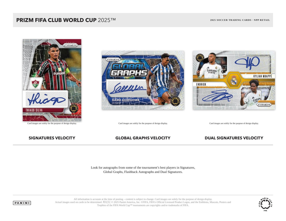 Panini Prizm Club World Cup 2025 - Mega Box