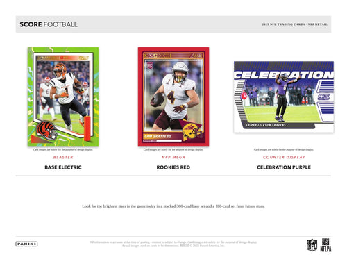 Panini Score Football 2025 - Mega Box