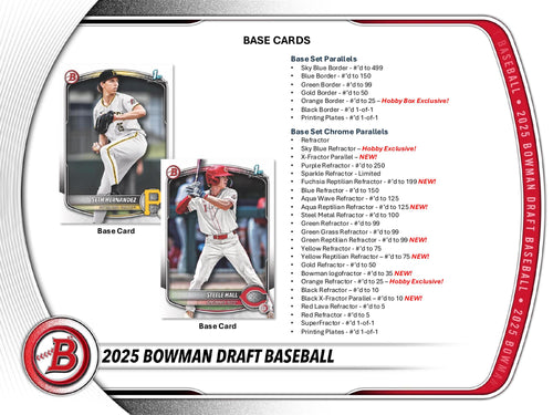 Topps Bowman Draft Baseball 2025 - Hobby Box