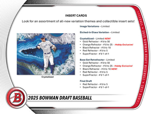 Topps Bowman Draft Baseball 2025 - Hobby Box