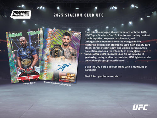 Topps Stadium Club UFC 2025 - Hobby Box