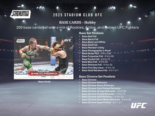 Topps Stadium Club UFC 2025 - Hobby Box