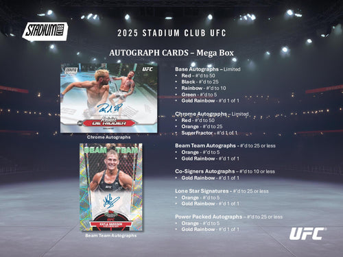 Topps Stadium Club UFC 2025 - Mega Box