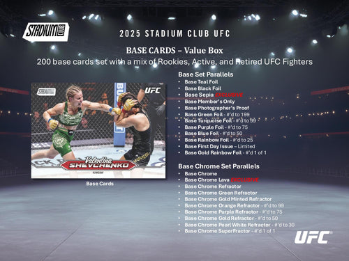 Topps Stadium Club UFC 2025 - Value Box