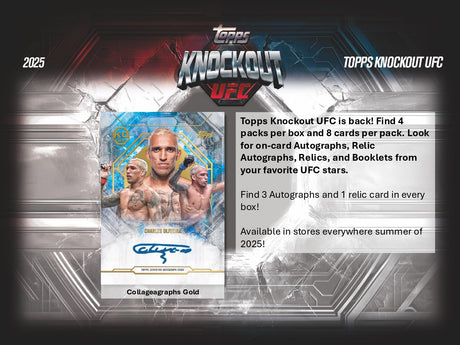 Topps UFC Knockout 2025 - Hobby Box