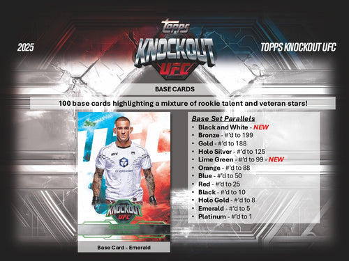 Topps UFC Knockout 2025 - Hobby Box