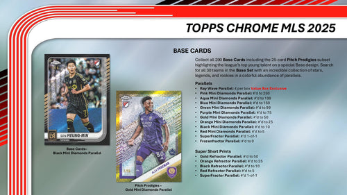 Topps Chrome MLS 2025 - Value Box