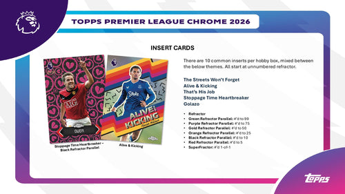 Topps Chrome Premier League 2025/26 - Hobby Box