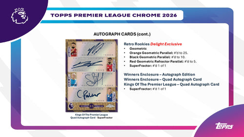 Topps Chrome Premier League 2025/26 - Chrome Tin