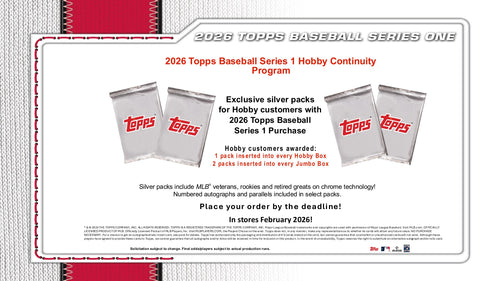 Topps MLB Baseball Series 1 2026 - Jumbo Box