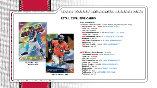 Topps MLB Baseball Series 1 2026 - Value Box