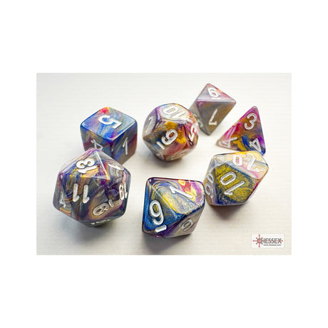 Festive™ – Mini-Polyhedral Carousel w/white 7-Die Set