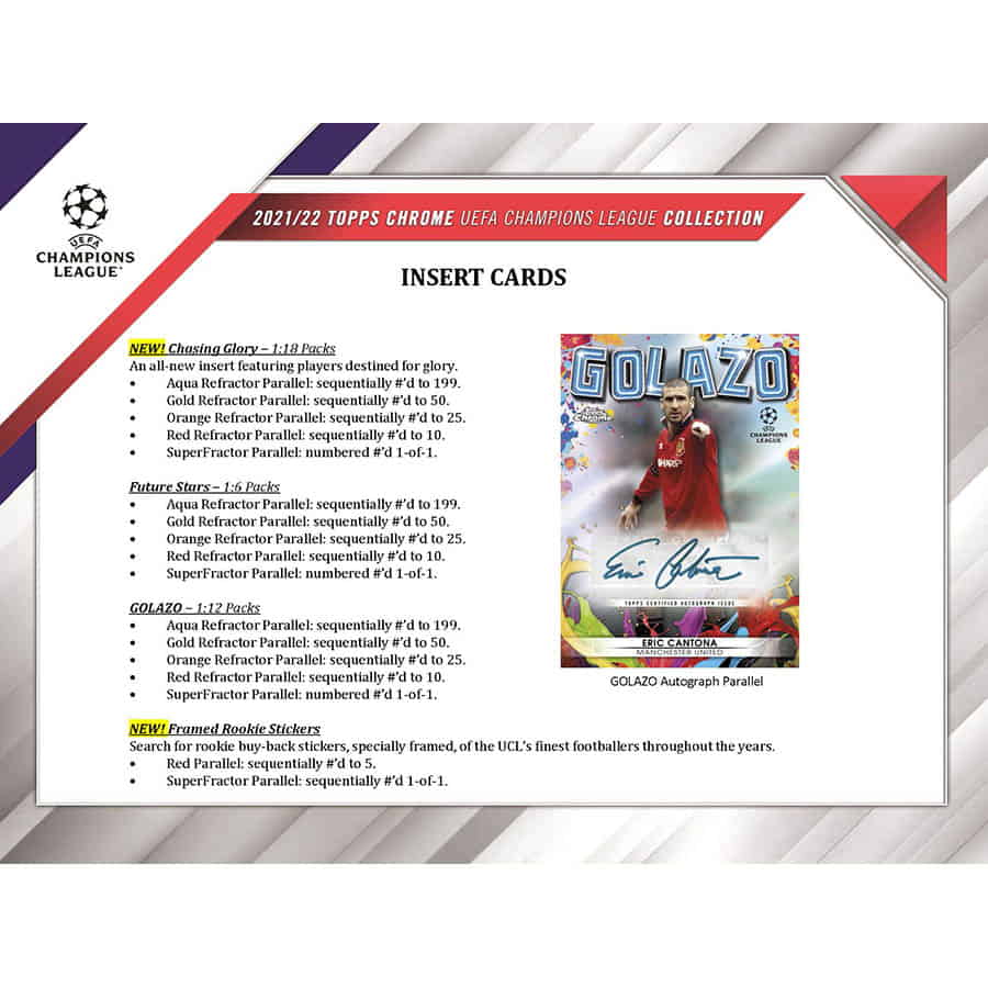 Topps Chrome UEFA Club Competitions 2021/22 - Hobby Box