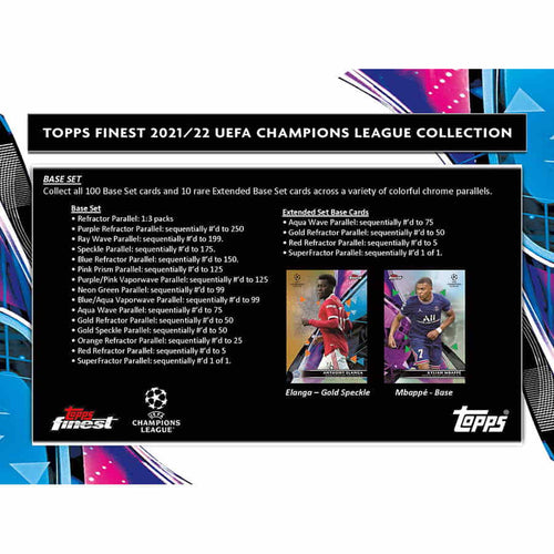 Topps Finest UEFA Champions League 2021/22 - Hobby Box