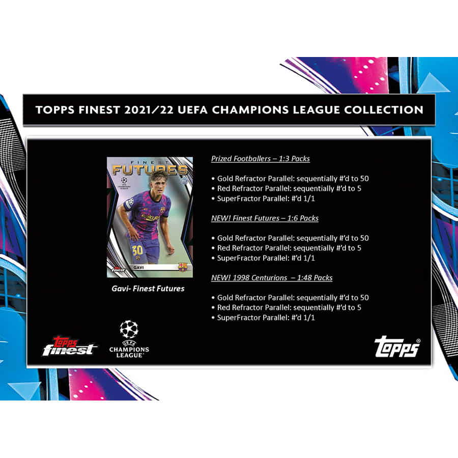 Topps Finest UEFA Champions League 2021/22 - Hobby Box