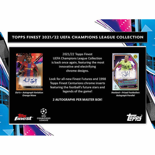 Topps Finest UEFA Champions League 2021/22 - Hobby Box