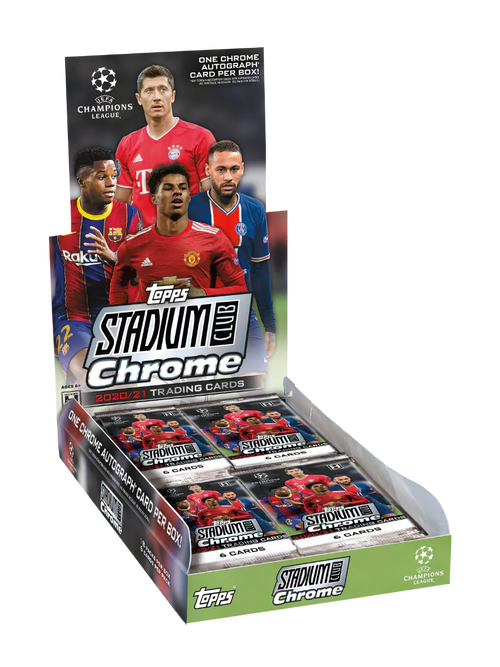 Topps Chrome Stadium Club UEFA CL 2020/21 - Hobby Box