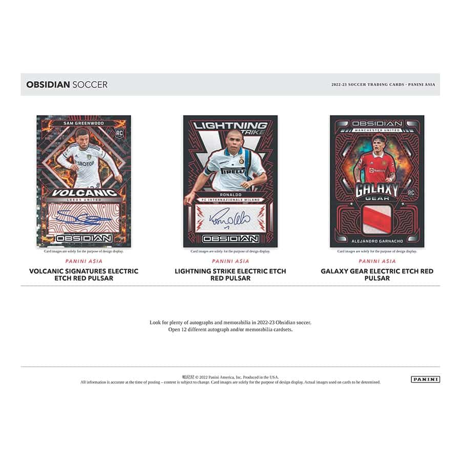 Panini Obsidian Soccer TMALL 2022/23 - Hobby Box