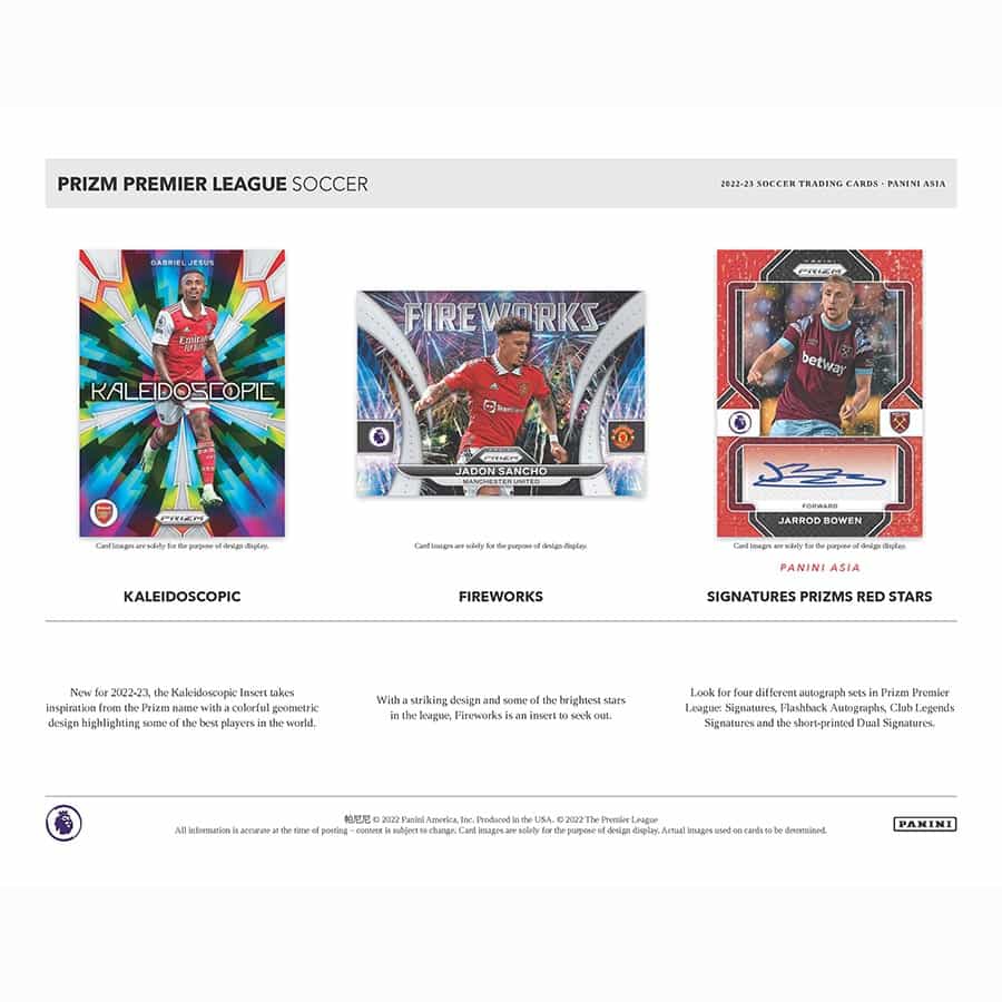 Fodboldkort Panini Prizm Premier League 2022/23 - TMALL Box