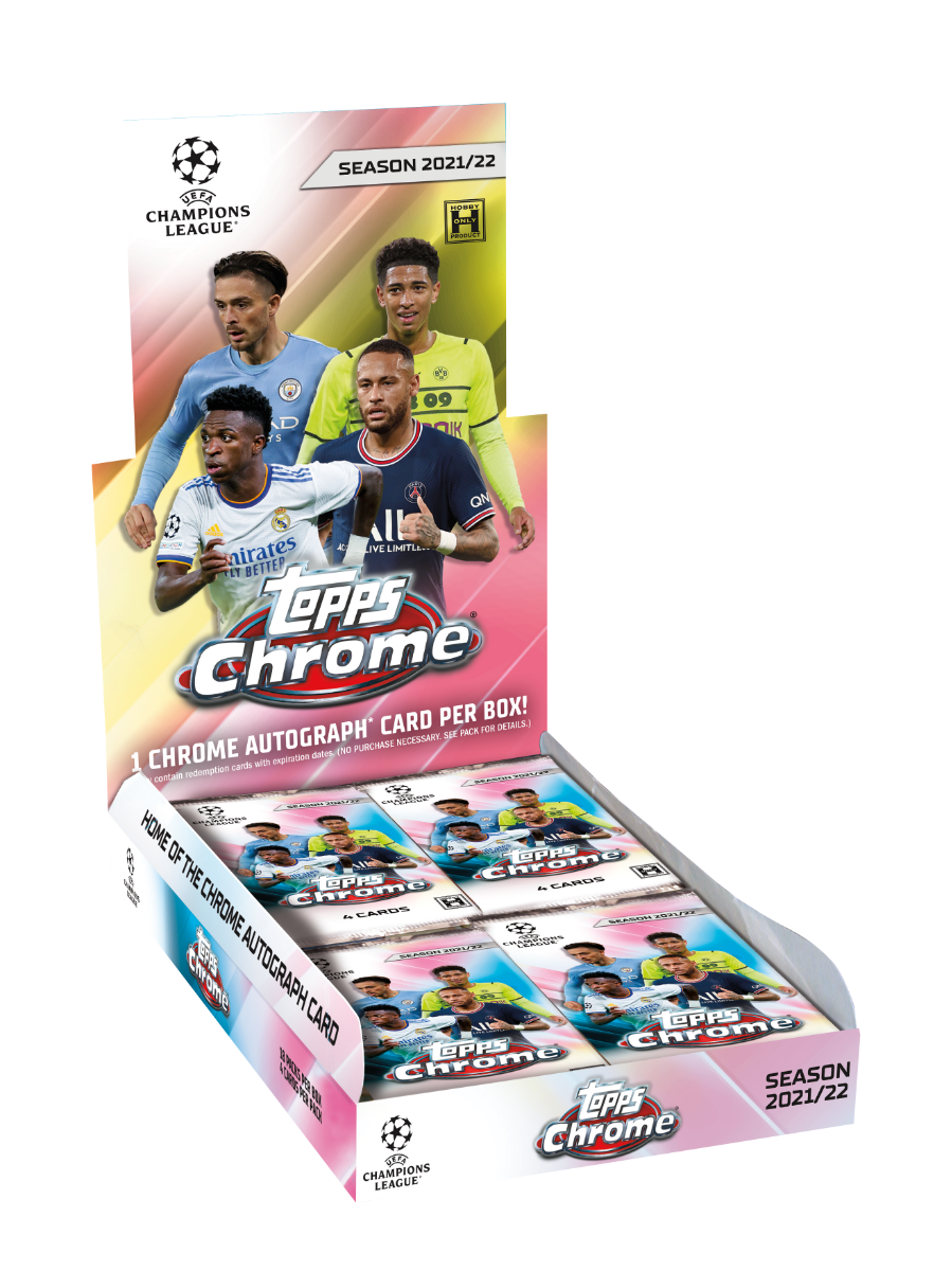 Topps Chrome UEFA Club Competitions 2021/22 - Hobby Box