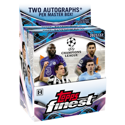 Topps Finest UEFA Champions League 2021/22 - Hobby Box