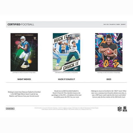 Panini Certified NFL Football 2023 - Hobby Box